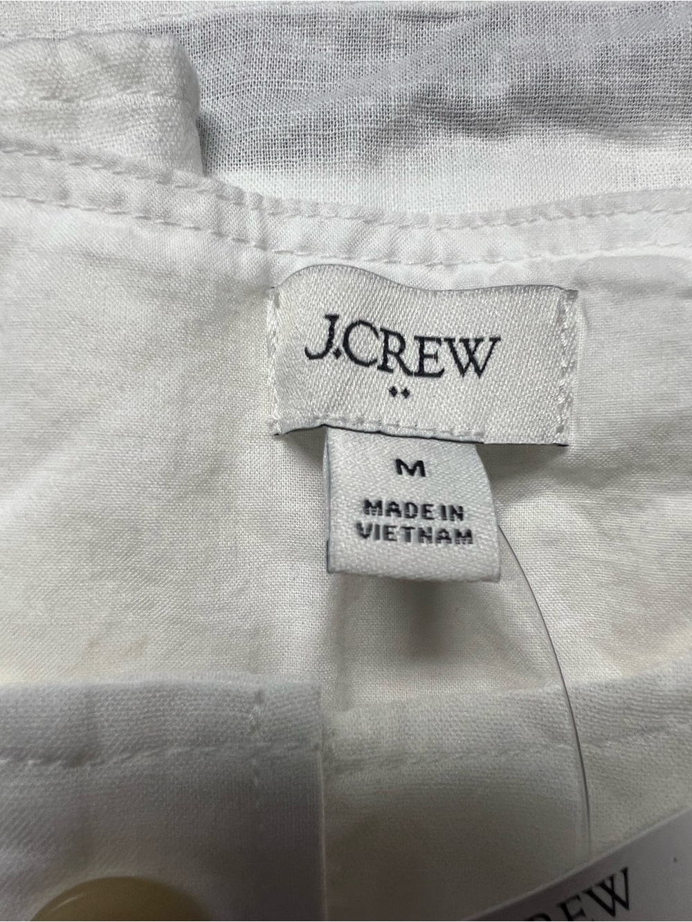 Linen-cotton button-front shell - Picture 5 of 9